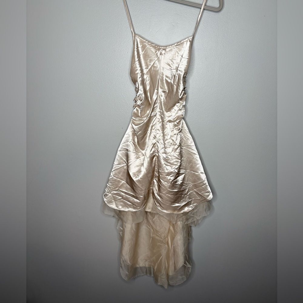 Sister Titi Ruched Satin Dress